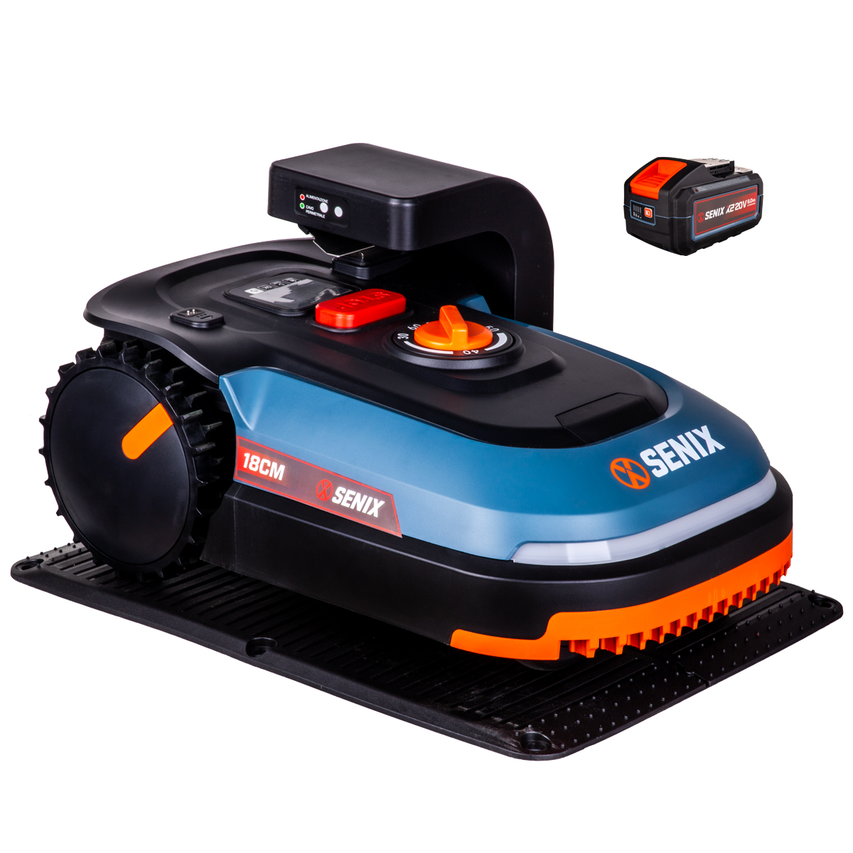 Product_w62HdNLiR2 SENIX LR180-L2-EU AKÜLÜ ÇİM BİÇME ROBOTU 6.0Ah - Görsel 1